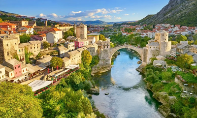 Balkan Mostar Bridge Bosnia Mostar Bridge