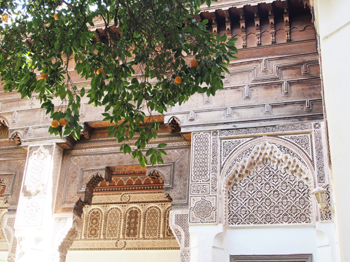 Dinding Luar Istana Bahia Dinding Luar Istana Bahia Marakkech | Masjid dibina dari batu merah Marakkech | Morocco: 8 Lokasi Paling Menarik yang Penuh Keajaiban