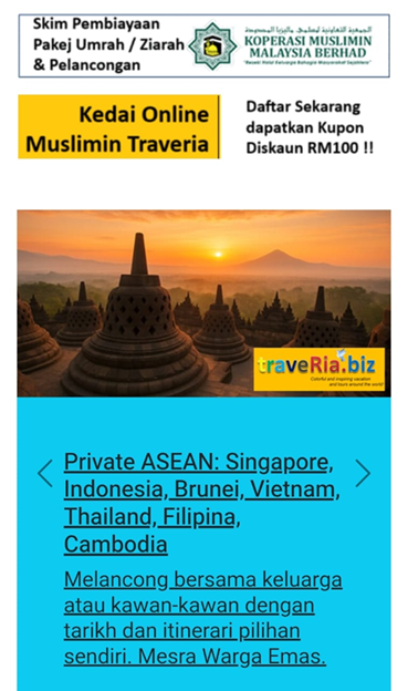 Kedai Online Muslimin Traveria