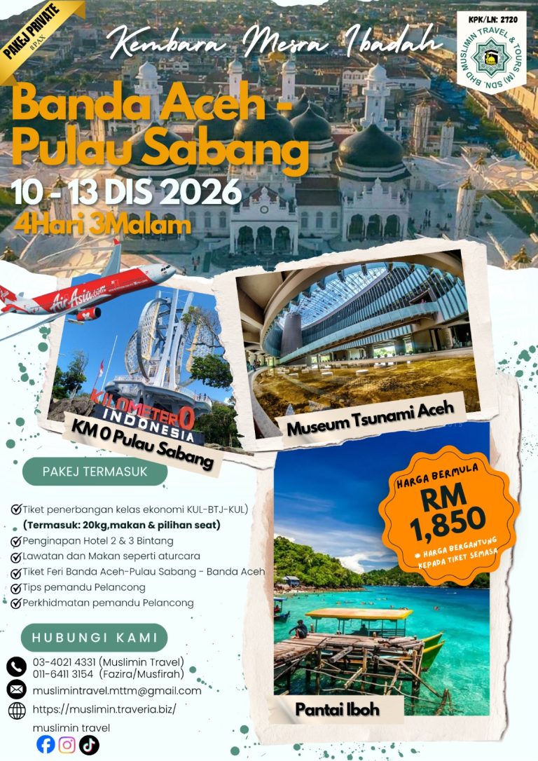 Banda Aceh Pulau Sabang MTTM 4H3M