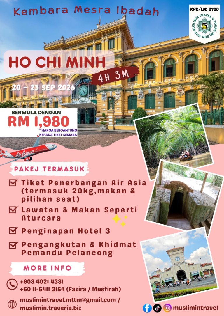 HO CHI MINH 4H3M 20-23 SEP 26