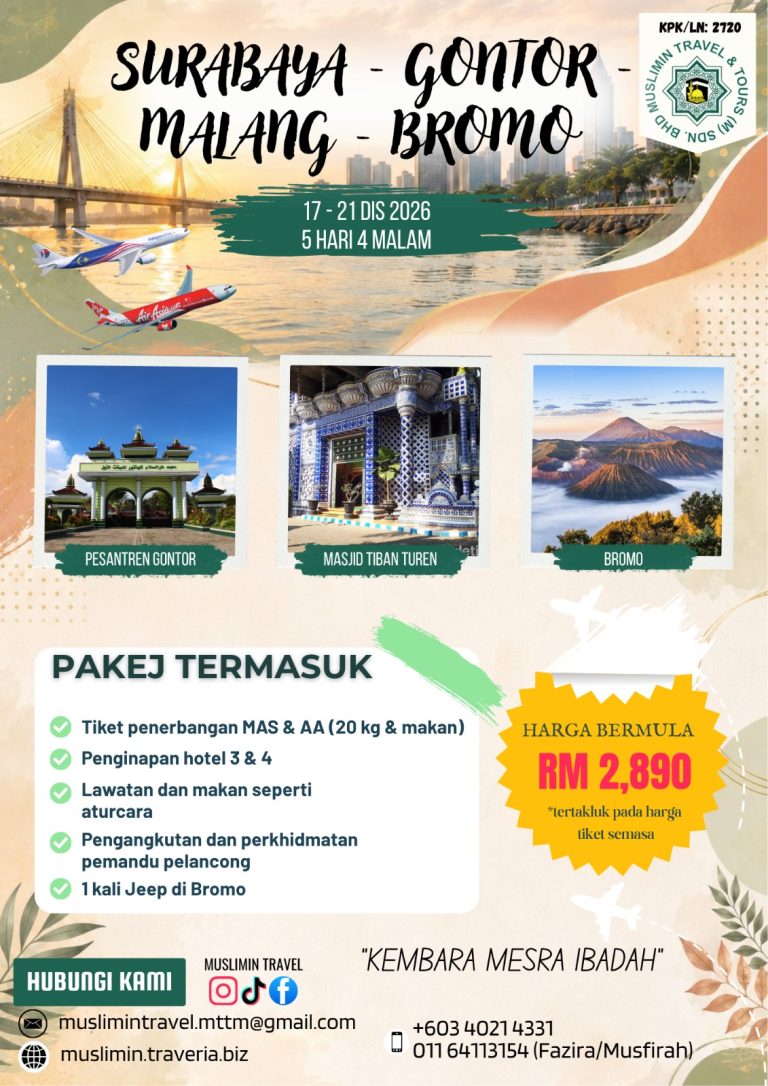 SURABAYA GONTOR MALANG BROMO 5H4M 17-21 DIS 26